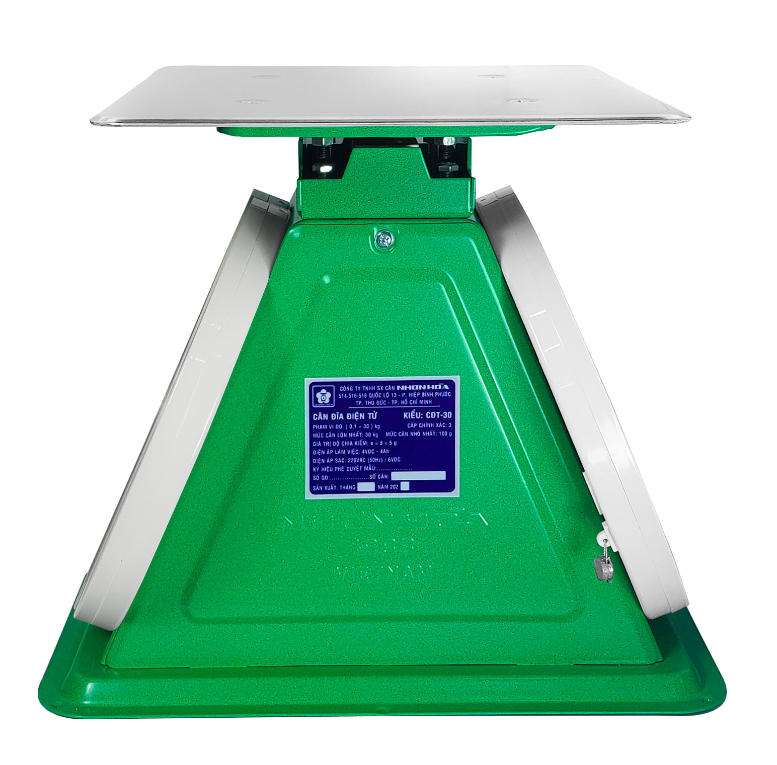 mặt hông cân đĩa điện tử 30 kg nhơn hòa